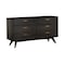 Armen Living Baly Acacia Mid-Century 6 Drawer Dresser LCLFDRBR - alternate 2